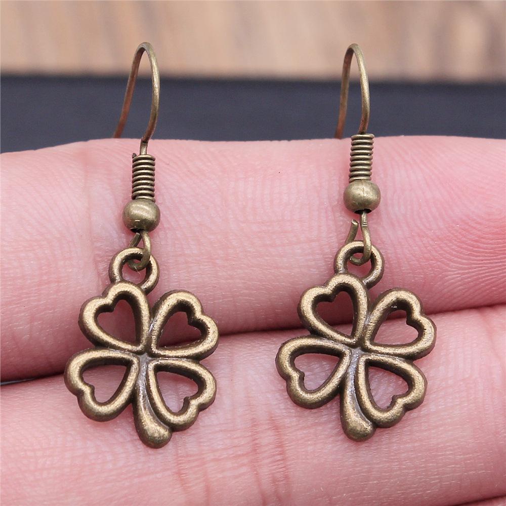 30 Styles Bohemian Earring Plant Branch Leaf Clover Dangle Earrings Drop Women Statement Jewelry Bijou Gifts For Women