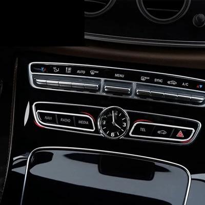 Bilstyling Konsolpanel Skydd Ram Trim Klistermärken Passar För Mercedes Benz C-Klass W205 2015-2017 GLC Biltillbehör