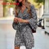 Summer Floral Print Polyester A Line Dress With V Neck And Mid Waist For Casual Wear
