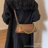 Foreign style chain small bag women's 2025 new autumn and winter fashion trendy messenger bag niche design texture shoulder women's bag