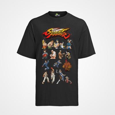 Retro Street Fighter Koszulka Męska Team Ryu VS Ken Capcom Arcade Bio