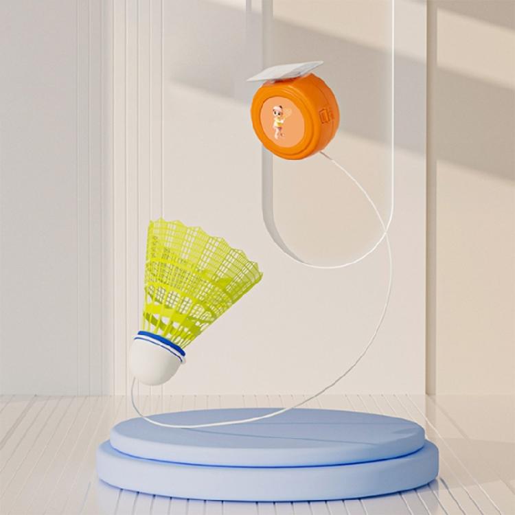 Self Study Rebounds Power Base Practicing Set for Badminton Learners Improve Skills Telescopic Elastic Badminton Trainer