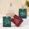 5Pcs Merry Christmas Gift Box For Wrapping Cookies And Candy Box Christmas Gift Bags