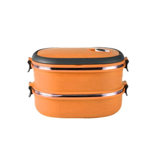 1/2/3 Layer Rectangle Stainless Steel Thermal Lunch Box Food Storage Container