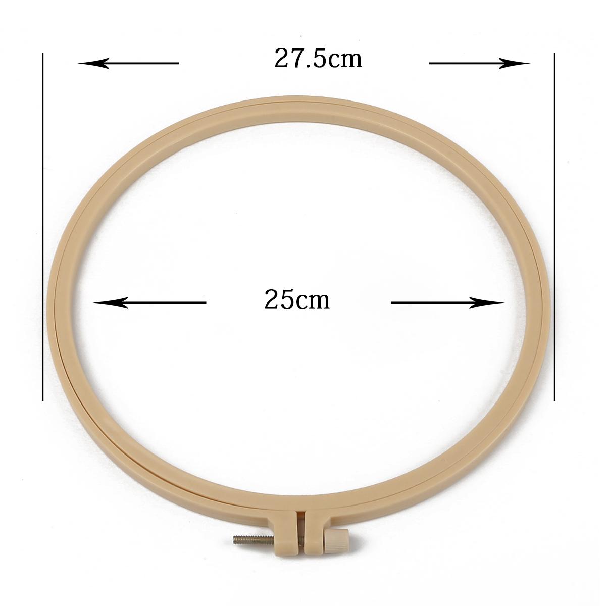 

1 шт. пластиковый вышитый венок инструмент для вышивки крестиком круглая рамка для вышивания швейные пяльцы кольцо украшение дома ремесло 27.5cm