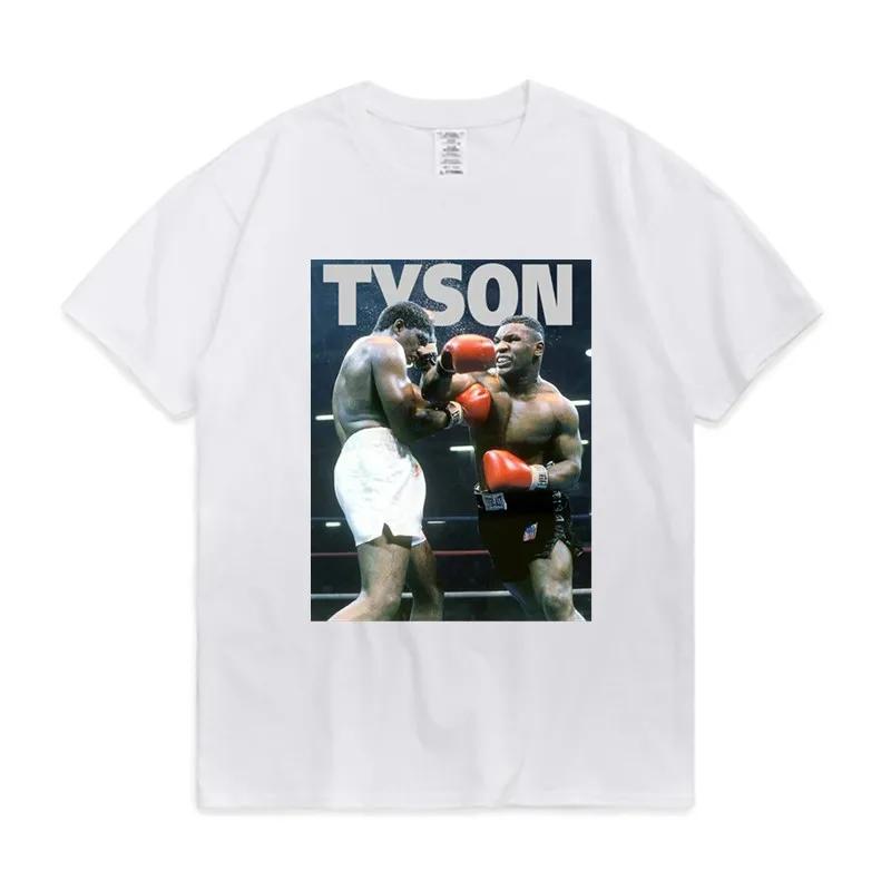 Boxing Mike Tyson Memorial TShirt 100 Cotton ONeck Summer Short Sleeve Casual Mens Tshirt Size S3XL S