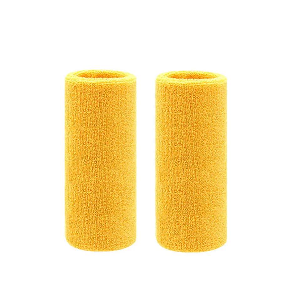 Aolikes 1 Pair Towel Sports Wristbands Tennis Sweat Bands Wrist Guard For Basketball Volleyball Padel Fitness Sweatbands Wrap
