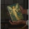 Fairy Leather Journal, Handmade Book of Shadows Grimoire, Pagan Spellbook