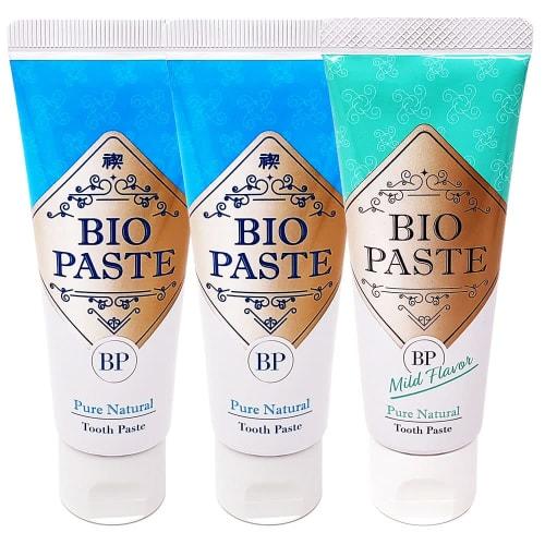 

Biopaste 60g x 3 Bottles V2M Toothpaste, Fluoride-Free, Additive-Free, Organic, Breath Control, Non-Abrasive, All-Natural Toothpaste Gel