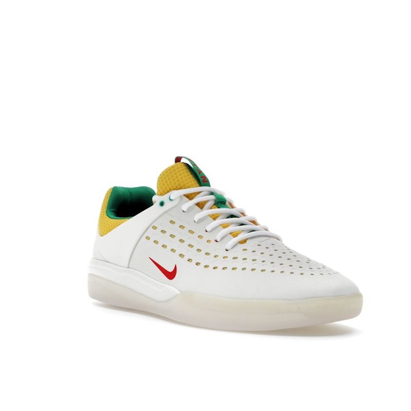 Nike Zoom Nyjah 3 Premium SB Rastafarian Unisex Sneakers White Summit-White Tour-Yellow DO9403-100