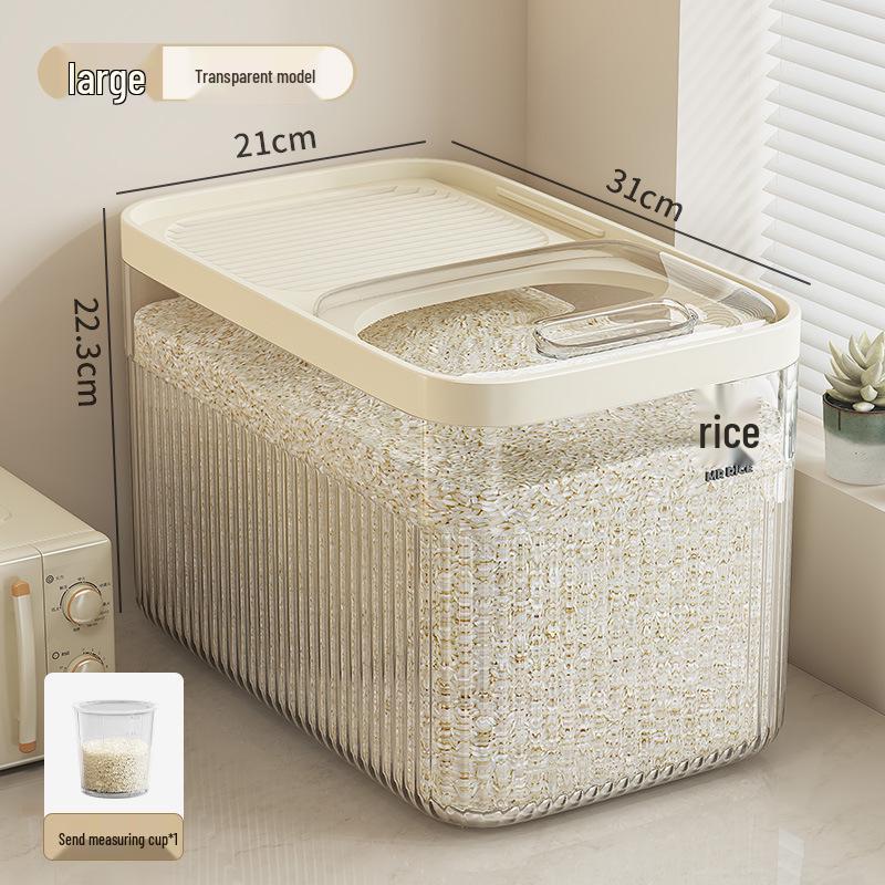 “2024 Insect-Proof, Moisture-Proof Rice Storage Bin with Gallon Capacity”