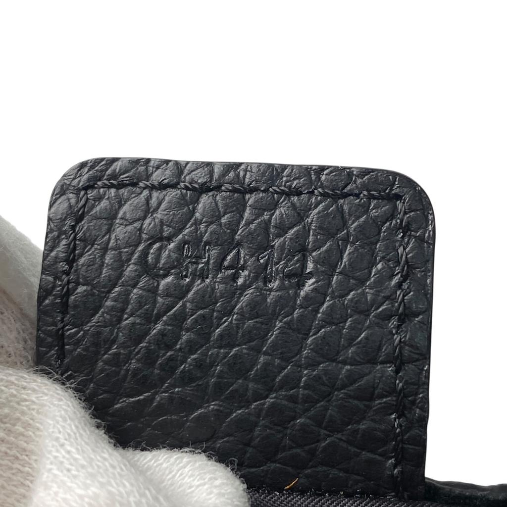 Used MONTBLANCShoulder Bag black leather mens