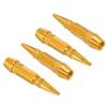 PATIKIL Spike Shape Tire Valve Stem Caps 60MM 4pcs Aluminum Alloy Wheel Valve Caps