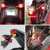 Flexible 48 LED Motorcycle Light Bar Strip Tail Turn Signal Tail Rear Brake Stop Bulb Lamp Brake Light SMD Dual Color