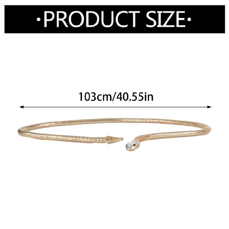 Halloween Waist Chain Shimmering Snake Chain Belt Body Chain Women Waist Jewellery Punk Chain Belt Evening Party Chain
