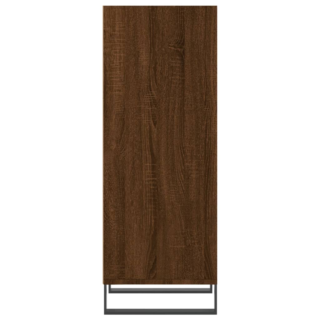 Sideboard in Brown Oak Look 34.5 x 32.5 x 90 cm Engineered Wood