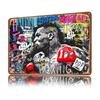 MMA Boxing D Texture Metal Poster Customized Wall Art Tin Sign Gift for Mancave Modern Home Decoration Luxury Vintage Decor