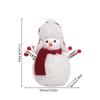 Christmas Snowman Ornaments Cute Plush Doll Kids Gifts 2025 Merry Christmas Decoration for Home New Year Party Supplies