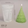 Christmas Pine Tree Scented Candle Silicone Mold, Easy Demolding for Decorative Plaster and Epoxy Resin Ornaments