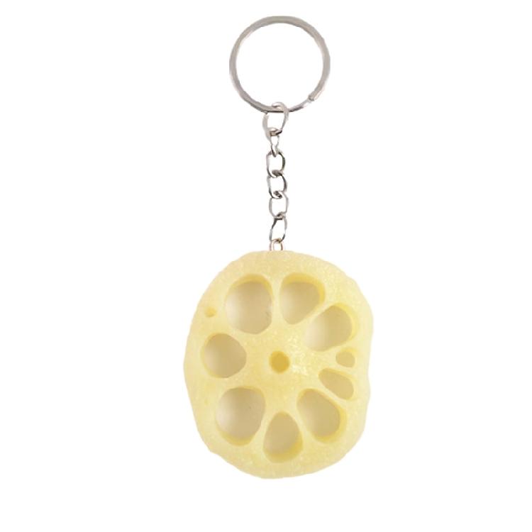 4 Pcs Simulation Food Keychain Decorative Keychain Hot Dog Pendant Hanging Ornaments Bag Charm Decorations Car Key Chain