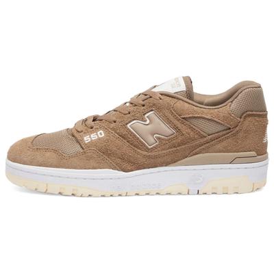 Męskie 550 Grzybowe Unisex Trampki Brązowe Sea-Salt Macadamia-Nut BB550PHA