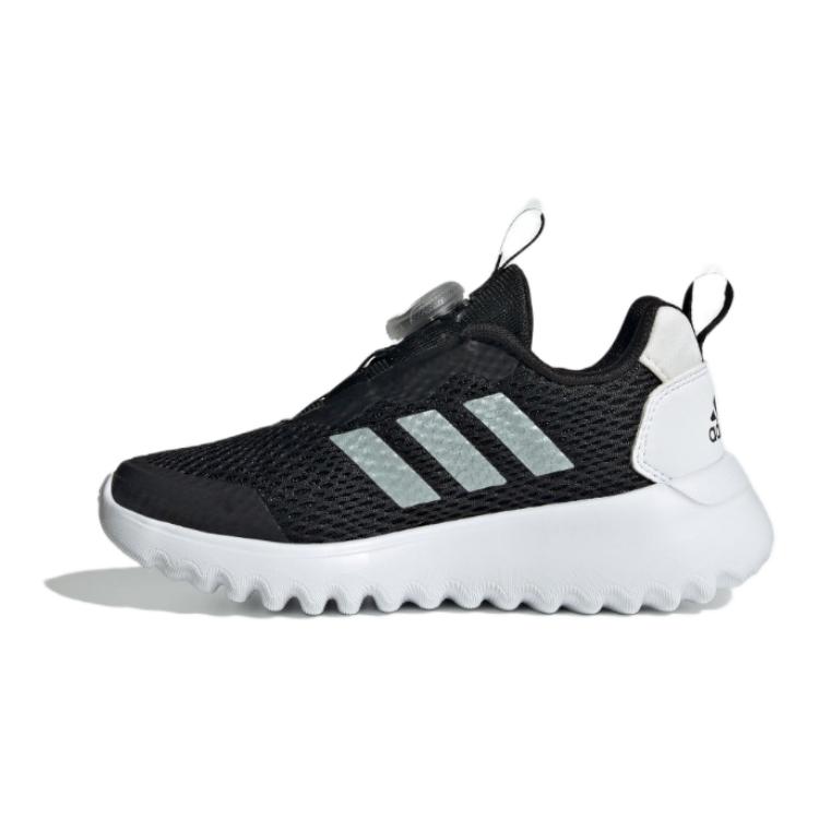 Adidas Activeflex Boa 3.0 Comfortable Casual Low-Top Kids Running Shoes Kids Running Shoes Black Green IE3957