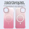 For iPhone 14/13 Magnetic Case Gradient Design Borderless IMD TPU+PC+PET Phone Cover