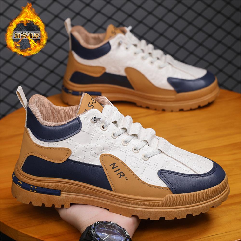 Neue Herren Martin Stiefel Leder Schnürschuhe Freizeitschuhe Herrenmode Plateau Sport Trendschuhe