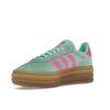 Adidas  Gazelle Bold Pulse Mint Screaming Pink Women Sneakers Green Gum-M2 H06125
