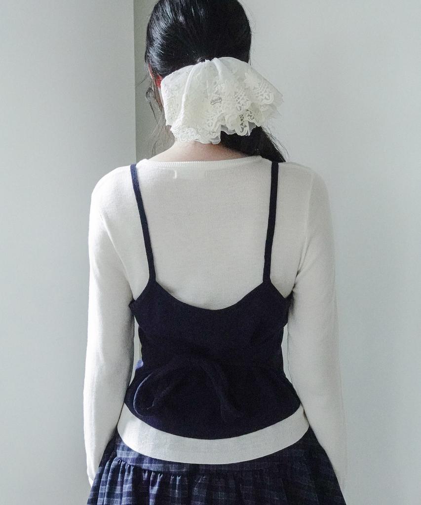 KOOLKITTEN Tie Waist Knit 2Colors