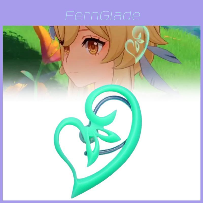 Genshin Impact Akasha Cosplay Jewelry Resin Adjustable Glow Earring For Parties And Gifts