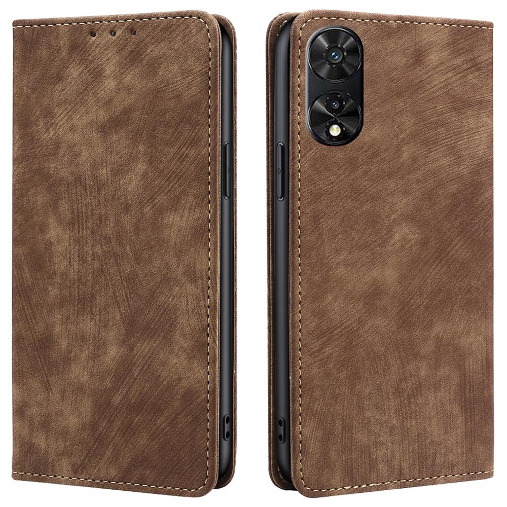 Dla TCL 505 Hurtowe Etui na Telefon Portfel Blokujący RFID Stojak Pokrowiec ze Skóry PU Odporny na Zarysowania