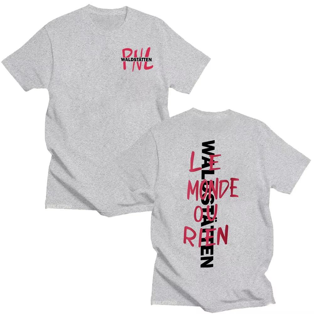 

Rapper PNL Que La Famille Le Monde Chico Album T-shirts Men Women Fashion Hip Hop Short Sleeve T-shirt Cotton Casual T Shirt Top 4XL