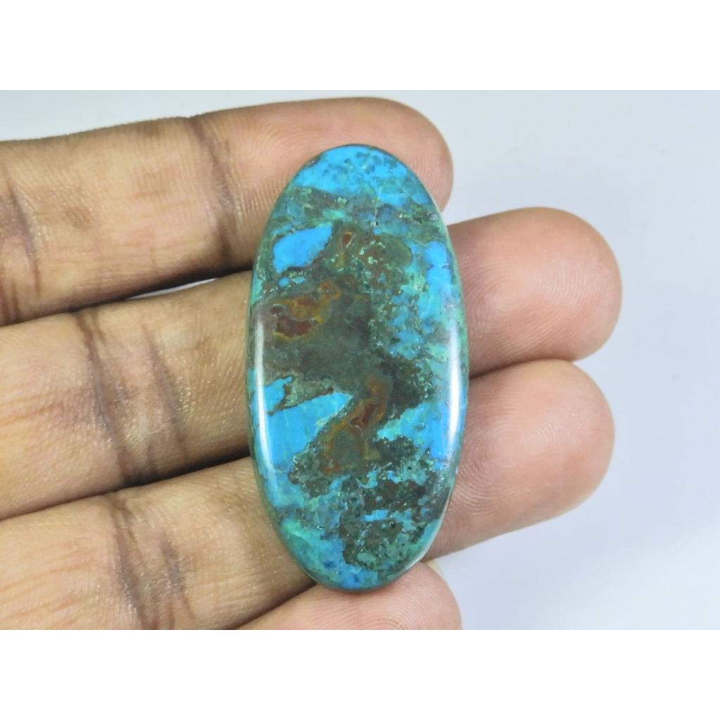 21X45X05MM Natürlicher Shattuckit Ovale Form Cabochon Loser Edelstein 60Cts. D-143