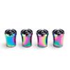 C200 E200 New 2025 For Mercedes Benz 4Pcs Car Tire Wheel Valve Caps Tire Tyre Rim Stem Cover Colorful For Mercedes Benz CLK GLB