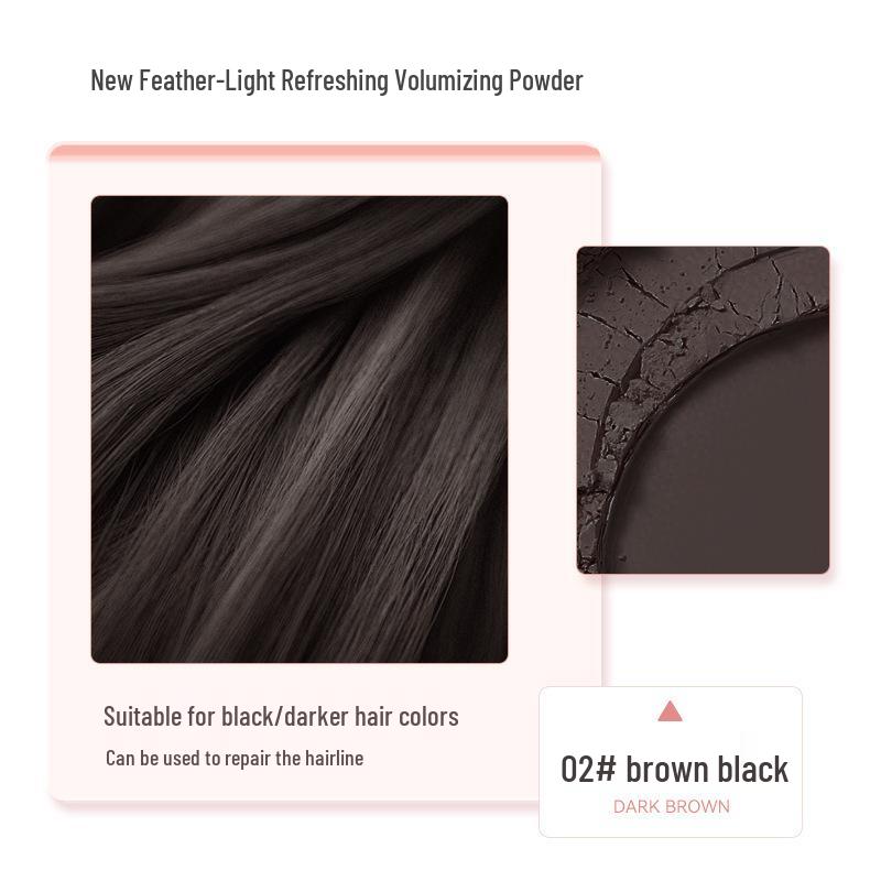 NOVO Легкая освежающая пудра-контур Flower для пышной челки и контроля жирности