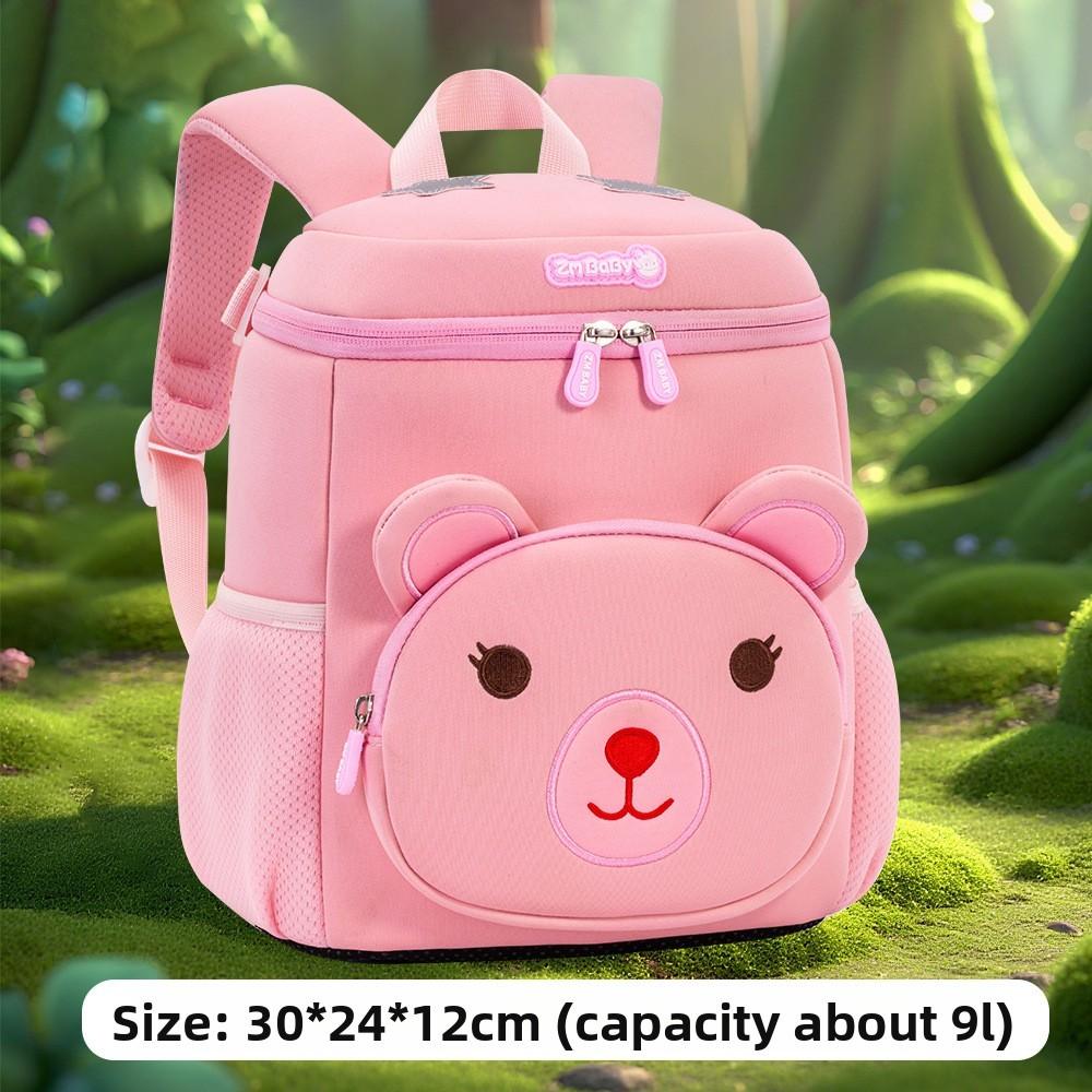 Sesame Baby Cartoon Kids School Backpack With Reflective Safety Night Light For Toddlers