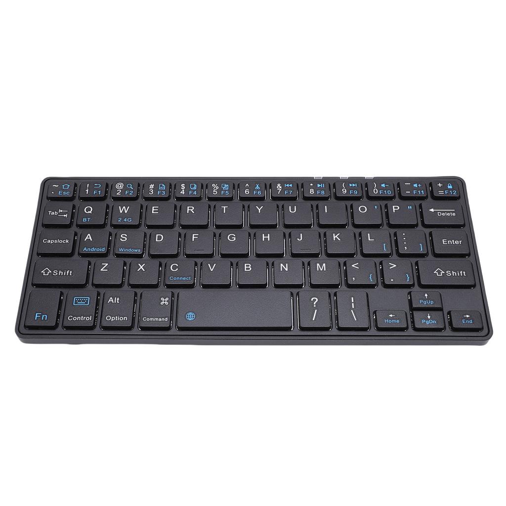 Wireless Keyboard Type C Rechargeable Double Mode 2.4G 59 Keys Ultra Slim Compact