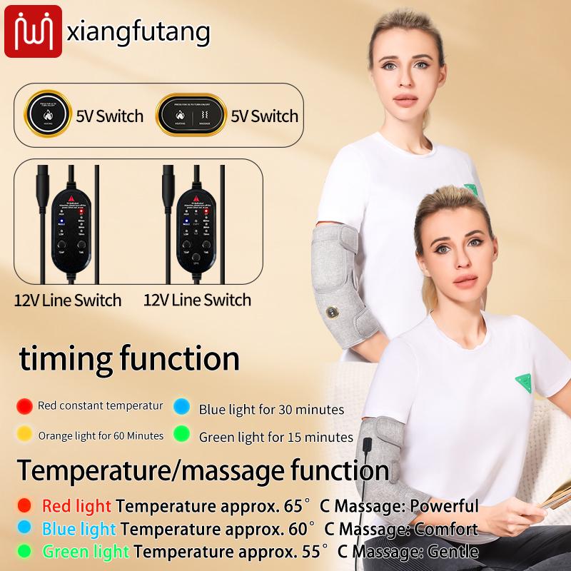 Red Light Bead Heated Elbow Protector Relieves Arthritis Tennis Elbow Pain Fits Elbows Calves Abdomen Soles