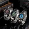 Luxury y2k Fashion Spiked Watch Alabaster Cool Street Style Demon Claw Shape Dial Unique Design Men Quartz Watch reloj hombre