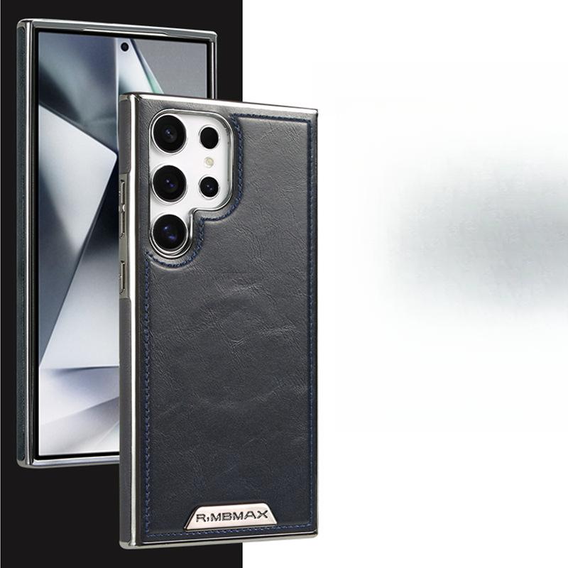 Magnetic Case Samsung S24ultra Mobile Phone Case Suitable for All-inclusive Galaxy Anti-fall S23plus Simple 24+ Set