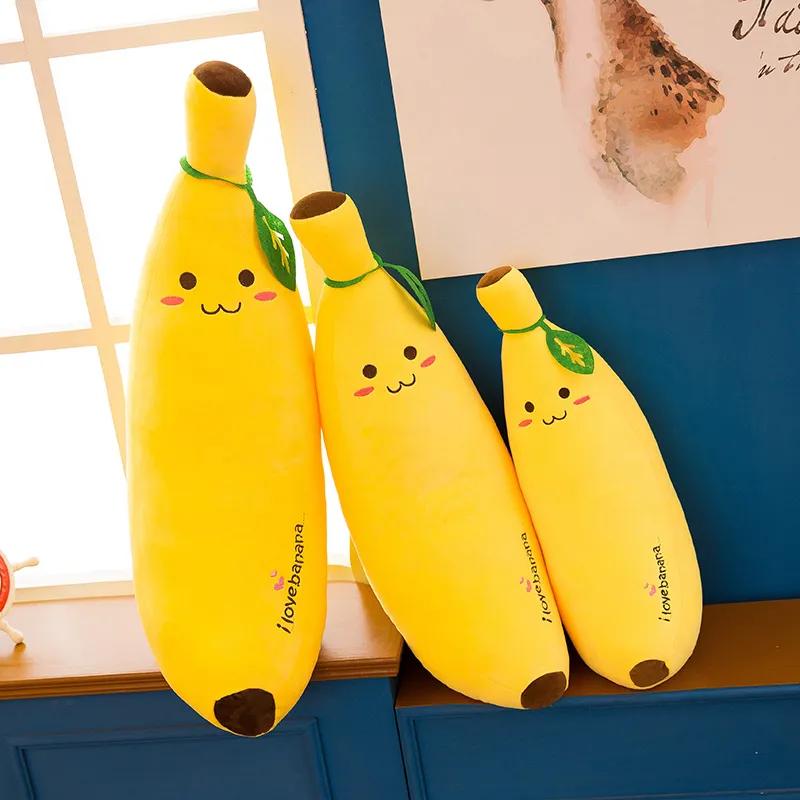 

Kawaii Cute Banana Plush Pillow Soft Stuffed Fruit Hugging Pillow for Kids & Adults 35cm