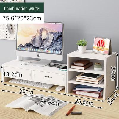 HANDUNYOU Desktop Monitor Riser with Storage