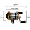 Metal Construction Ice Fishing Reels Right Left Hand Mini Size Fishing Spinning Reel Portable Use High Speed