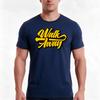 Walk Away Tshirt Summer Casual Cotton Tee Oversized Streetwear Tops Vintage Graphic Print Loose Fit Short Sleeve