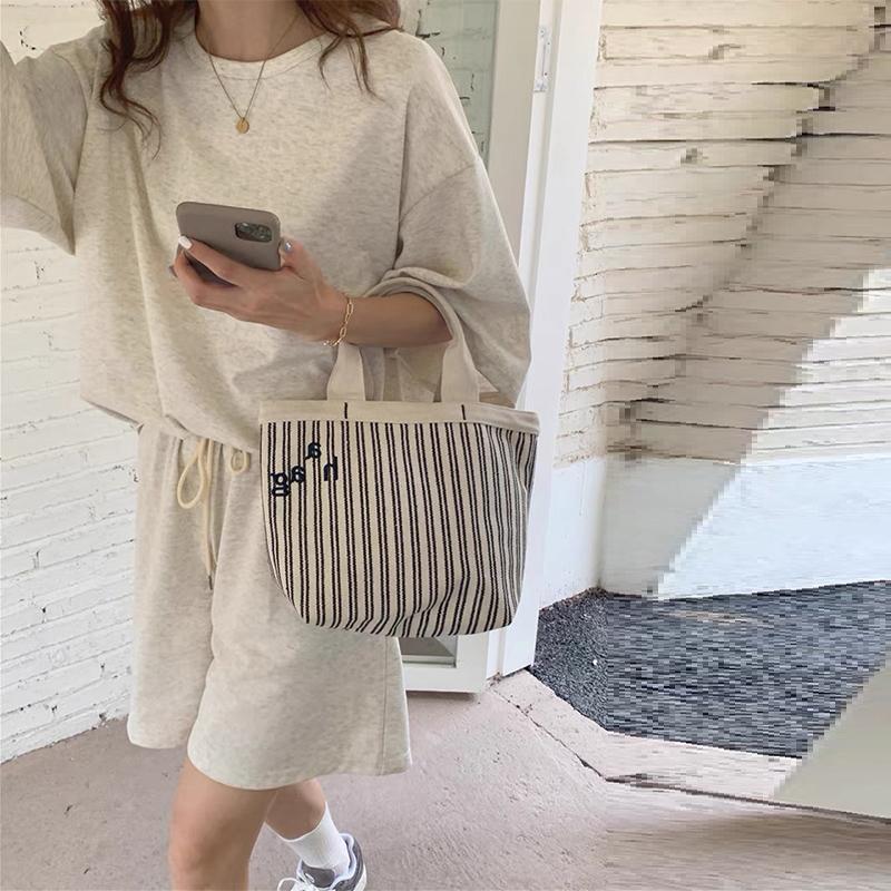 Sommer Frauen Baumwolle Sets Casual Zwei Stücke Kurzarm T Shirts und Hohe Taille Kurze Hosen Solide Outfits Trainingsanzug