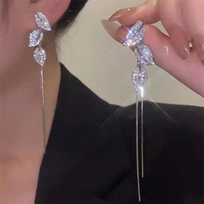 New Geometric Butterfly Tassels Dangle Earrings For Woman Fashion Korean Jewelry Temperament Girl's Daily Wear Earrings