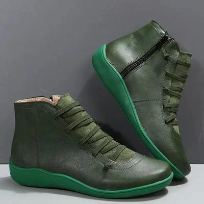 Winter Schneestiefel Damen Outdoor Flache Bequeme Schuhe für Frau Luxus Warme Kurze Vintage Stiefel Damen Botas De Mujer