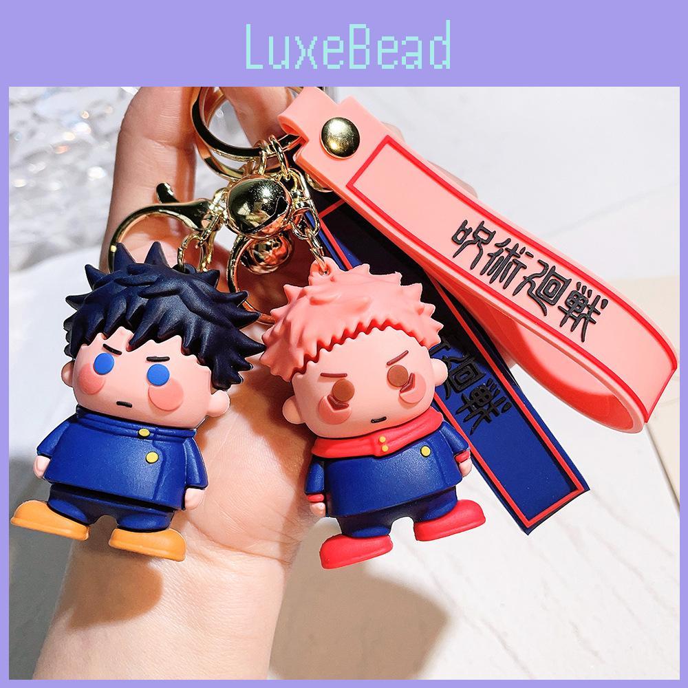 Entzückende Jujutsu Kaisen Schlüsselanhänger Figuren 2024 Gojo Satoru Yuji Itadori Sammlerstücke
