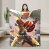 Garou's Evolution Blanket OnePunchManS Anime Wool Funny Breathable Throw Blankets for Coverlet  Winter
